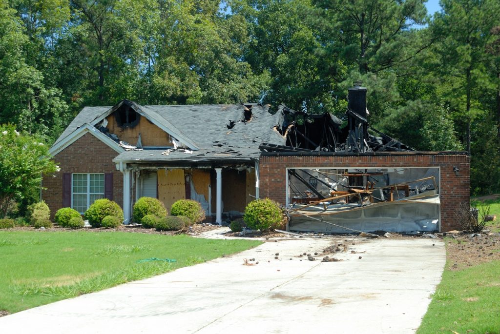 Fire damage in Cincinnati, OH